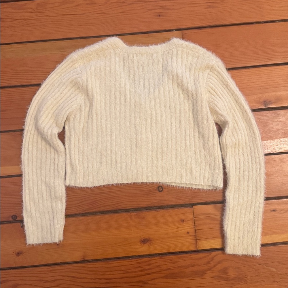 Nasty Gal Cream Button-Up Cardigan - Picture 5 of 5